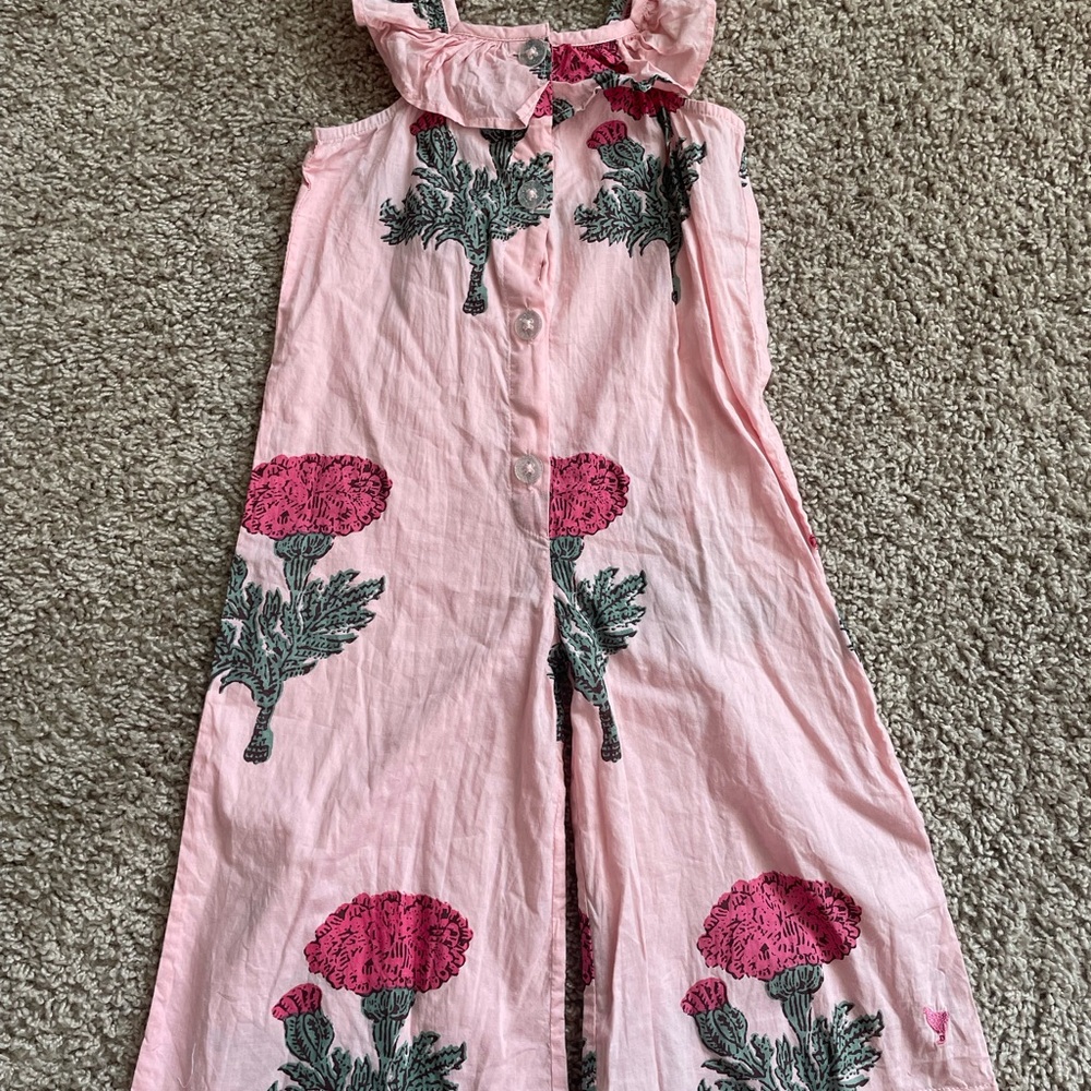 Pink Chicken Floral Jumpsuit